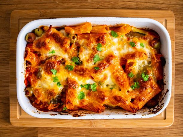 ROASTED VEGETABLE BAKED PENNE ROASTED VEGETABLE BAKED PENNE